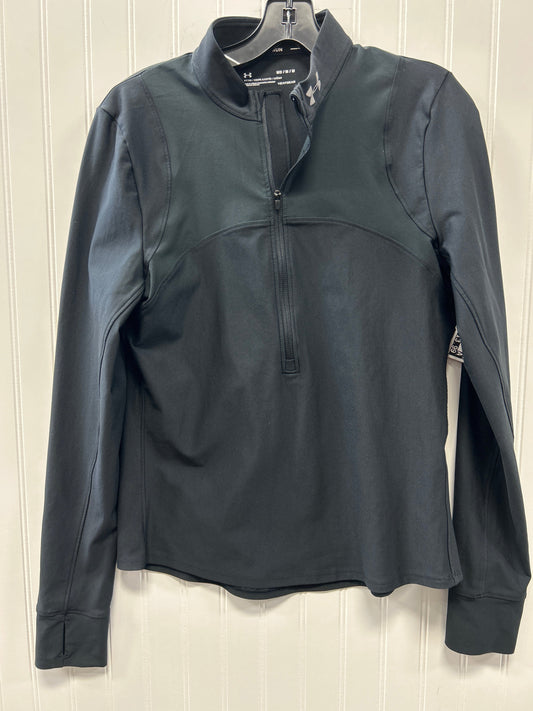 Athletic Top Ls Collar By Under Armour In Black, Size:M