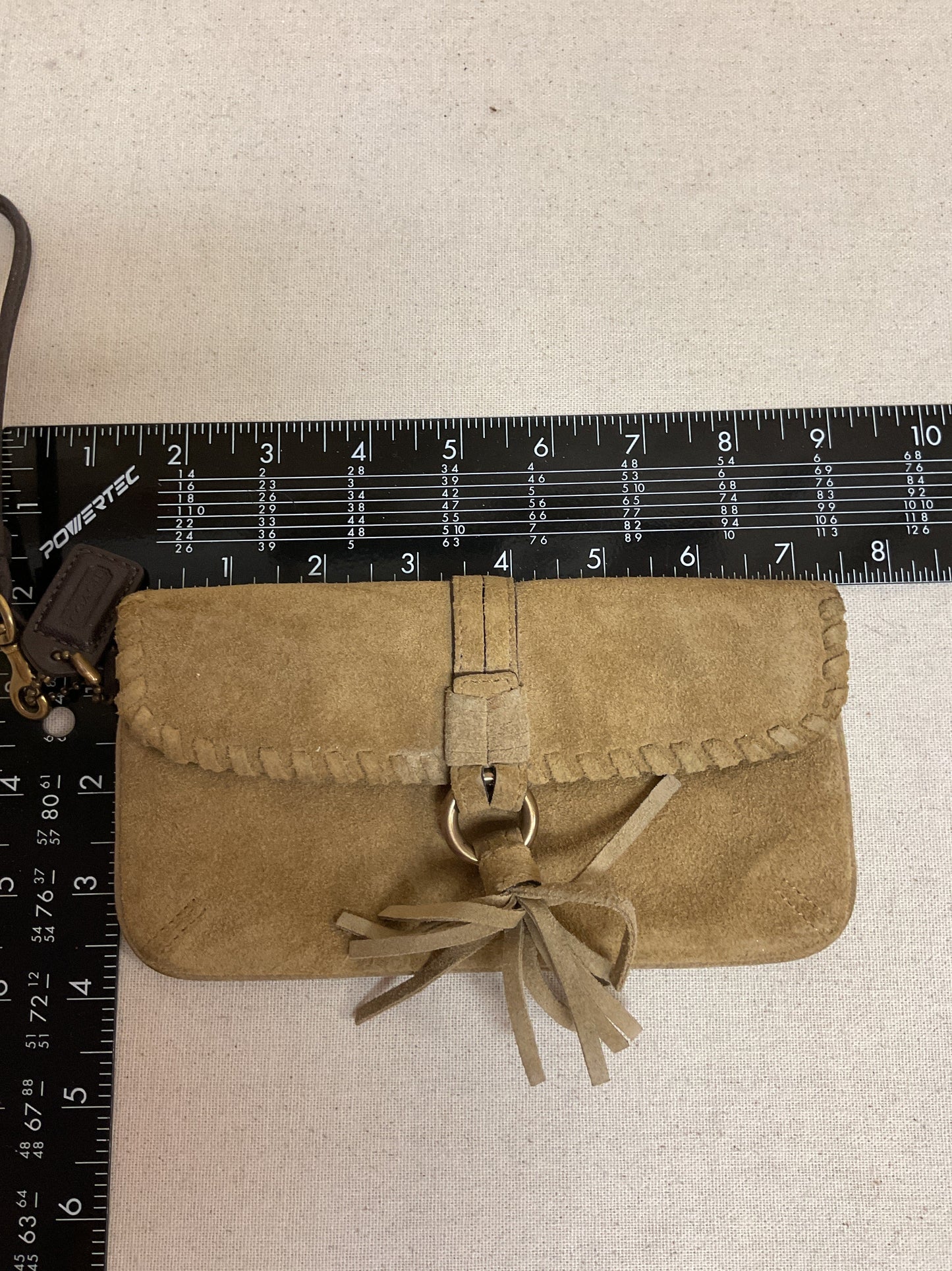 Wristlet Designer By Coach In Brown, Size:Small