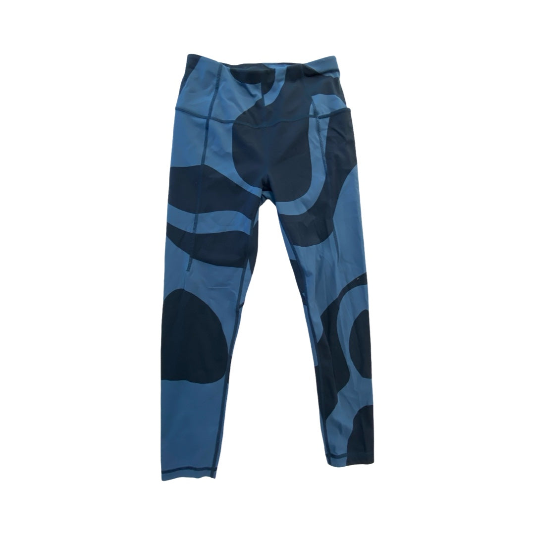 Athletic Leggings Capris By Sweaty Betty In Blue, Size:6