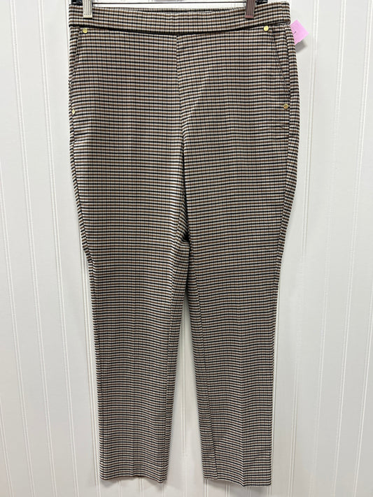 Pants Dress By Anne Klein In Brown & Cream, Size:M