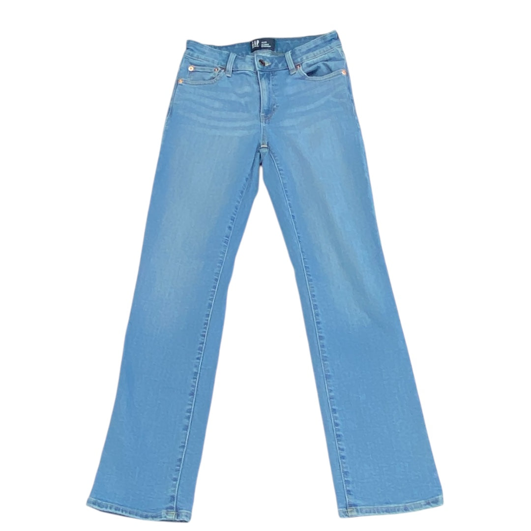 Jeans Straight By Gap In Blue Denim, Size:4