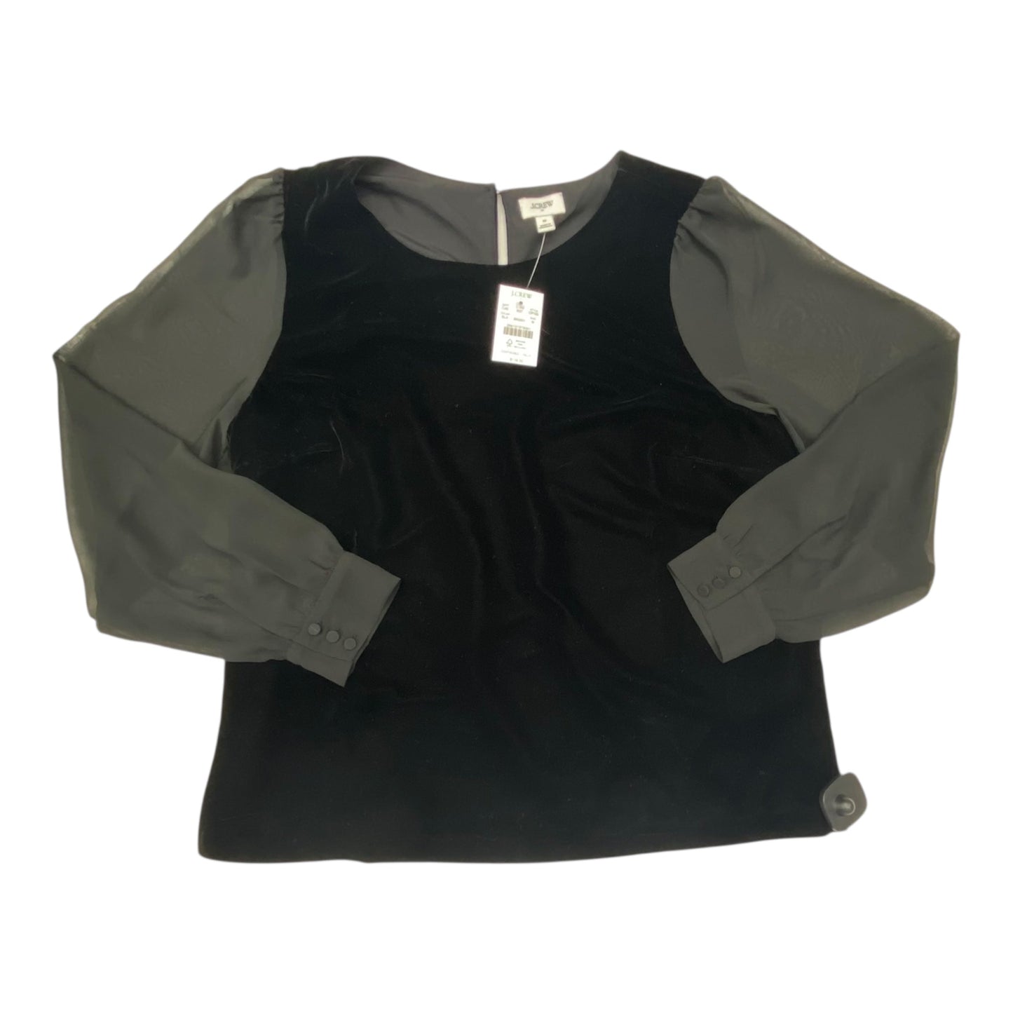 Top Ls By J. Crew In Black, Size:M