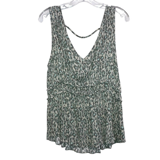 Top Sleeveless By Maurices In Animal Print, Size:L