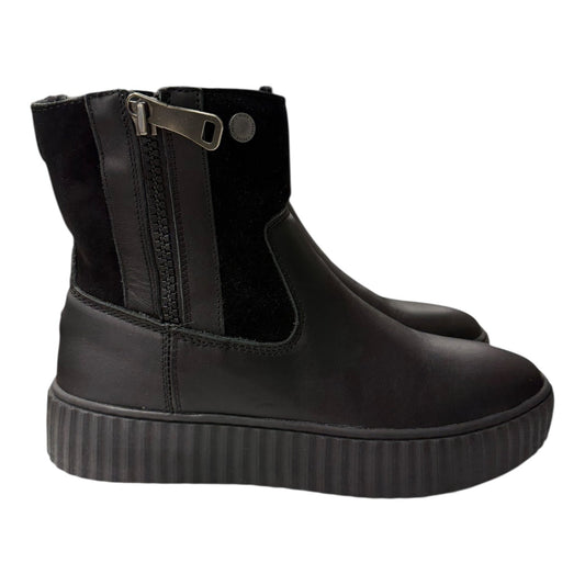 Boots Ankle Flats By Cmc In Black, Size:10