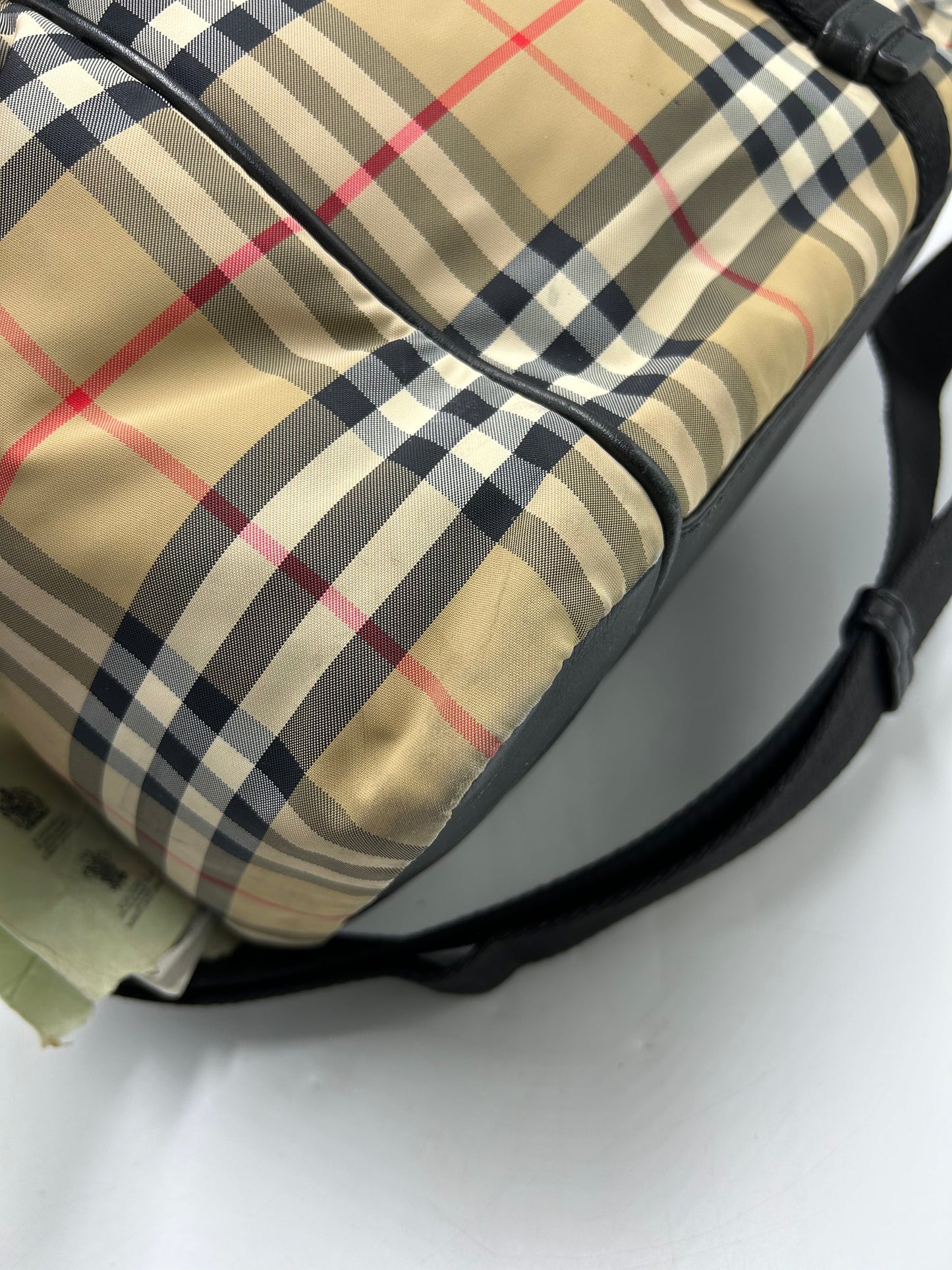 Burberry Check Diaper Bag Luxury Handbag / Tote
