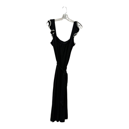 Dress Casual Midi By Loft In Black, Size:S