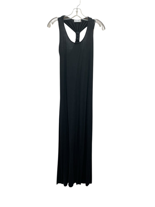 Dress Casual Maxi By Calvin Klein In Black, Size:10
