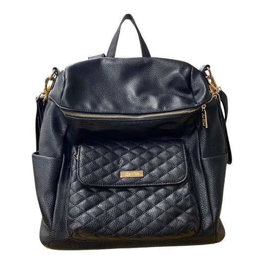 Diaper Bag Leather By Cmc In Black, Size:Large