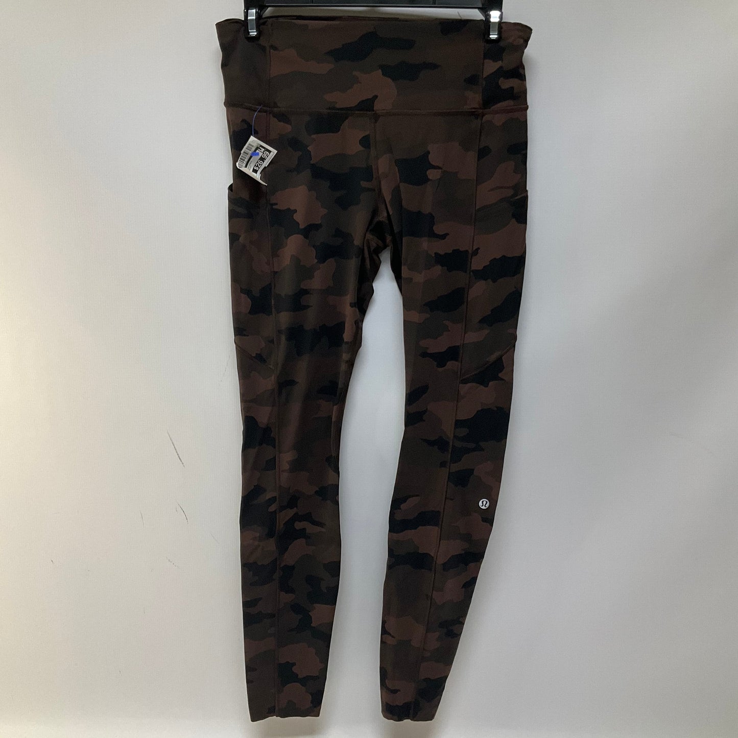 Athletic Leggings By Lululemon In Camouflage Print, Size: 8