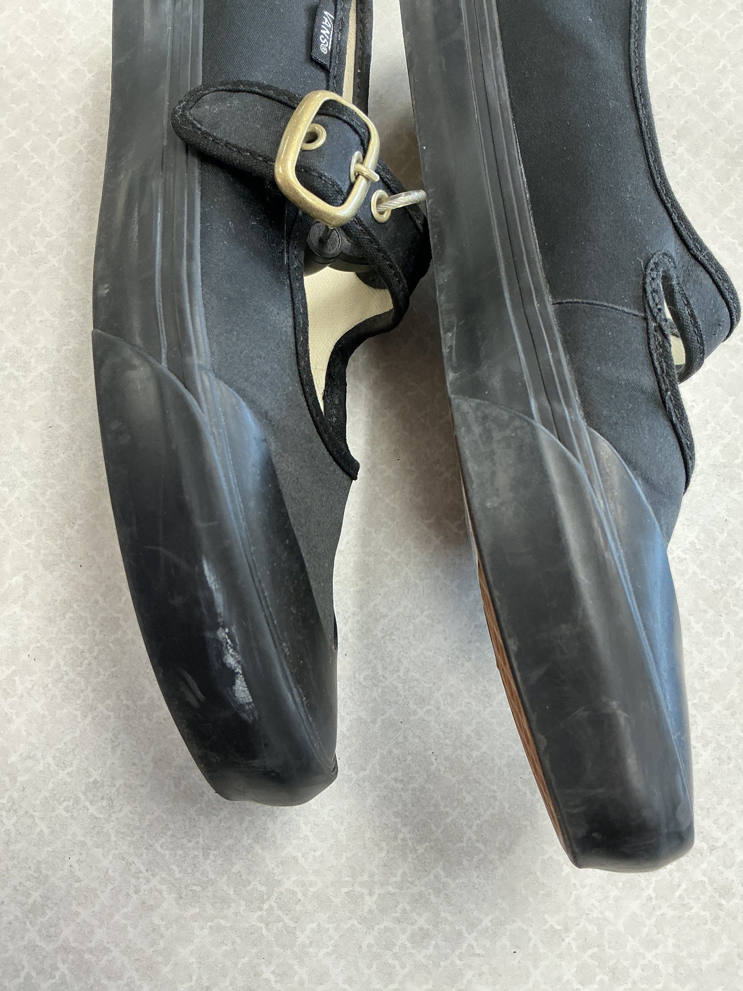 Shoes Flats By Vans In Black, Size:8.5