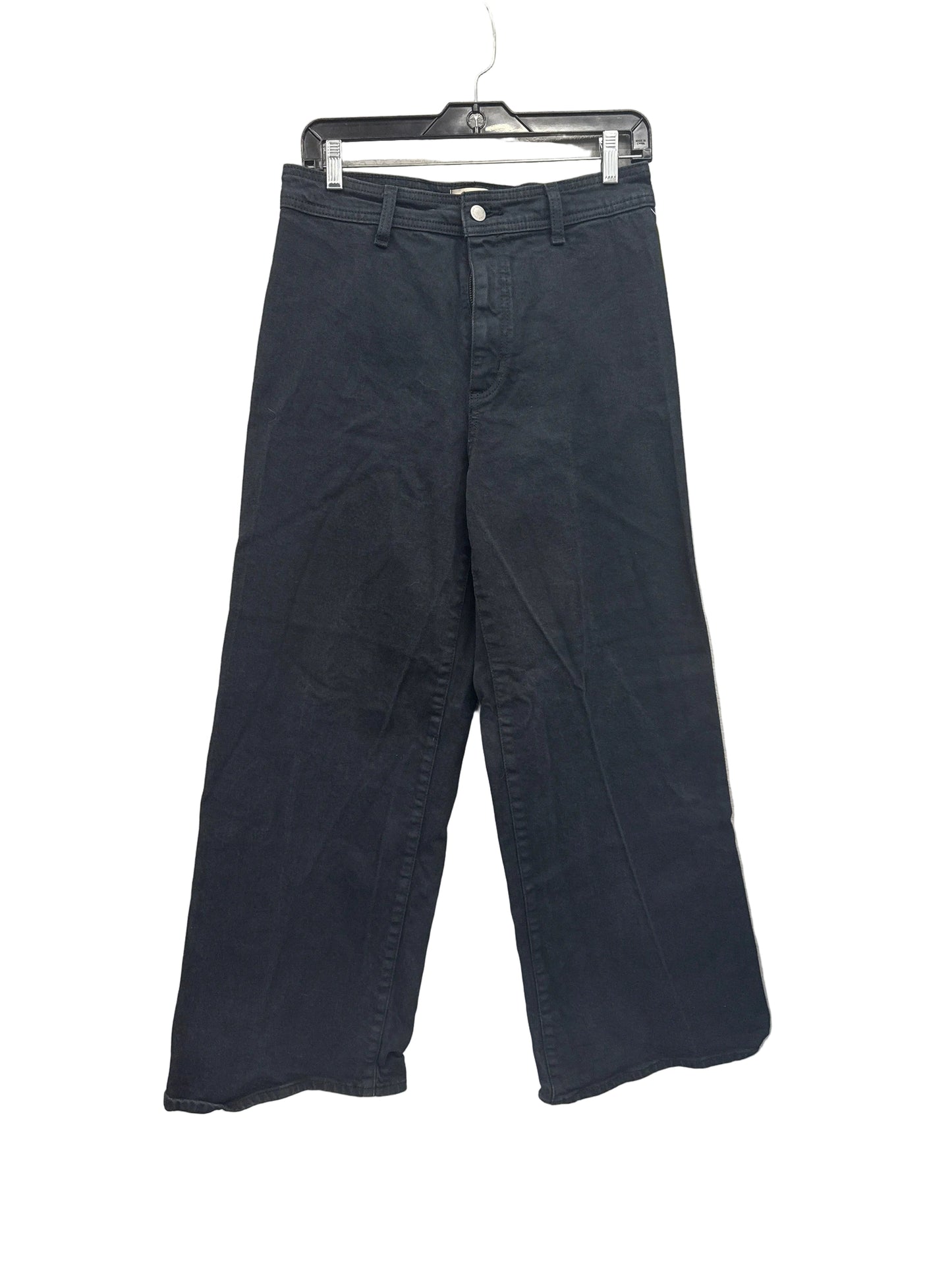 Jeans Wide Leg By Universal Thread In Black Denim, Size: 8