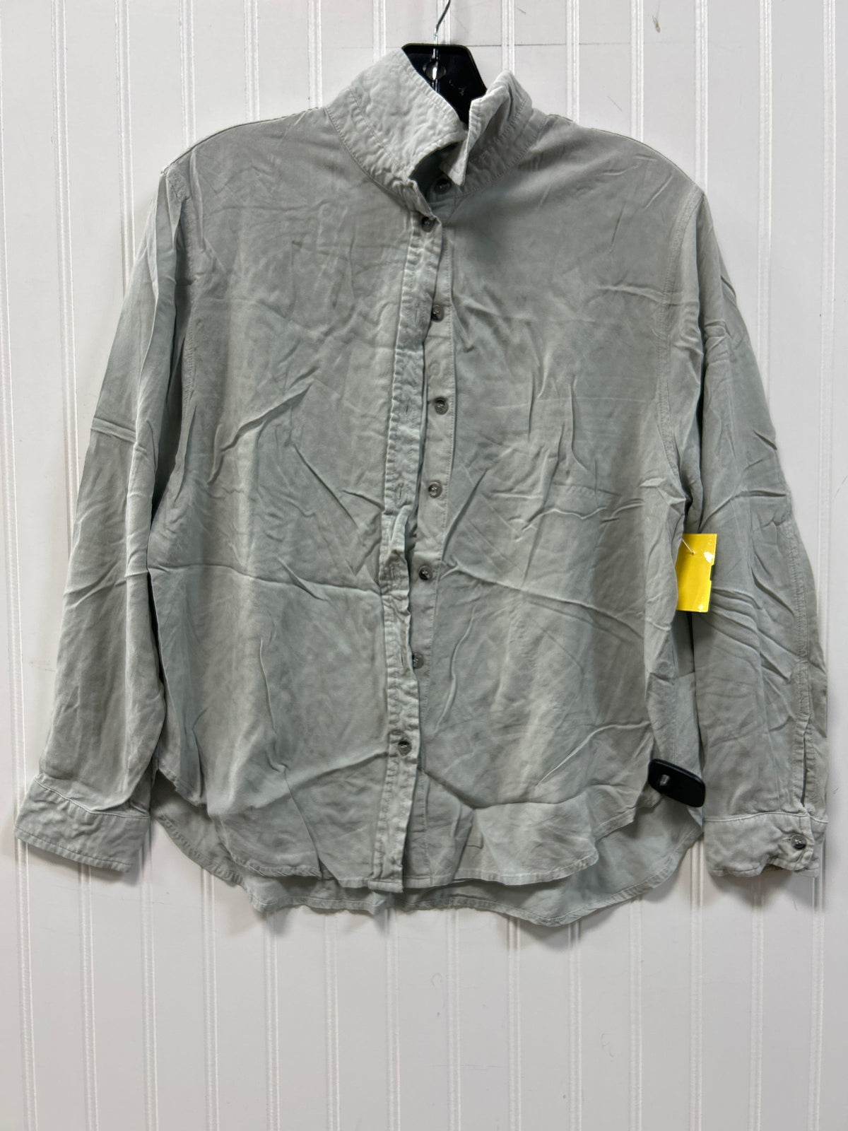 Blouse Ls By Grade & Gather In Blue, Size:S