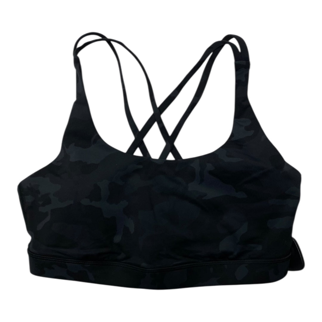 Athletic Bra By Lululemon In Camouflage Print, Size:10