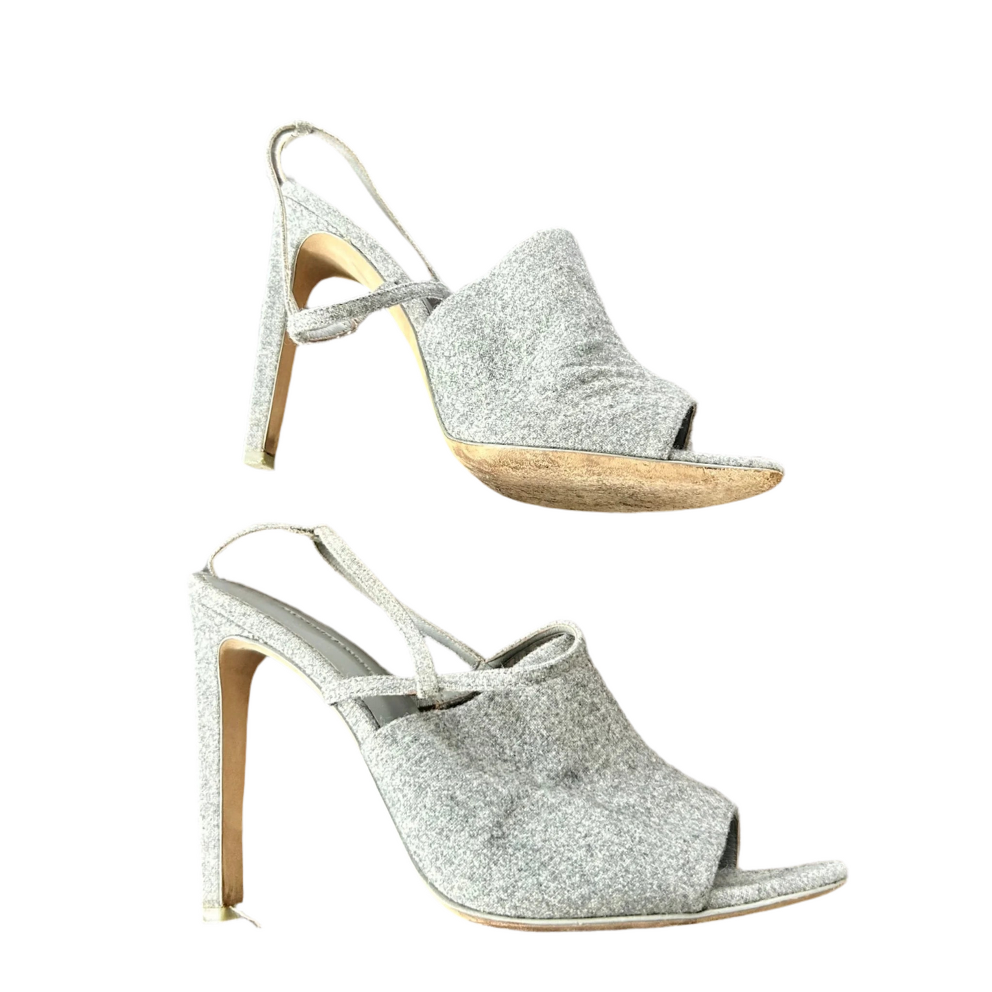 Sandals Luxury Designer By Alexander Wang In Grey, Size: 9