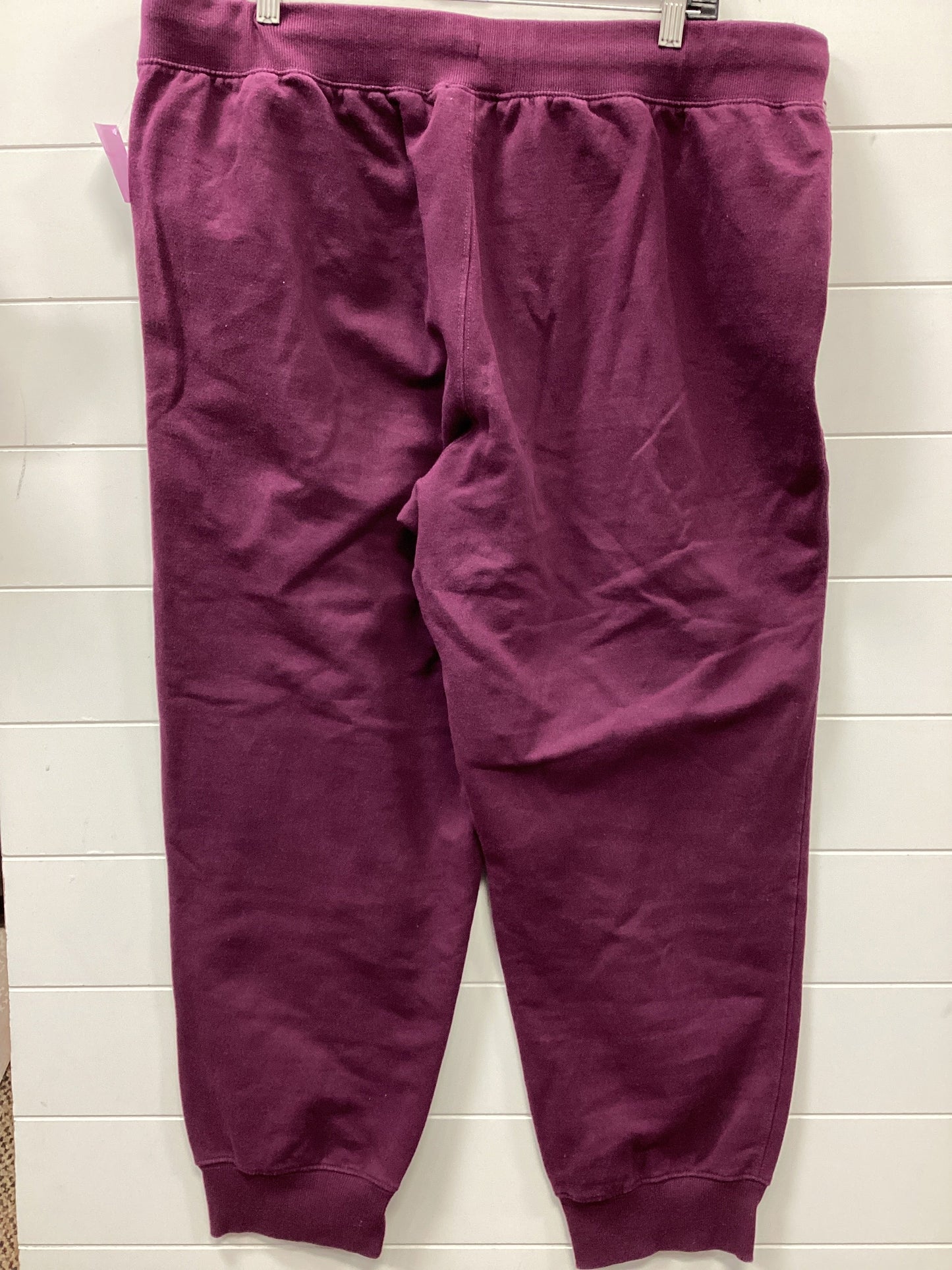 Athletic Pants By Champion In Purple, Size:2X