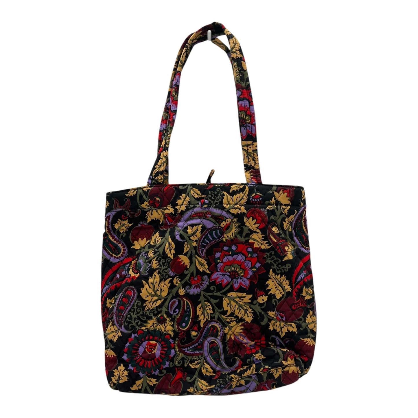 Handbag By Vera Bradley In Black & Brown, Size:Medium