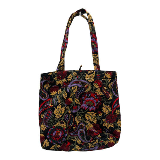 Handbag By Vera Bradley In Black & Brown, Size:Medium