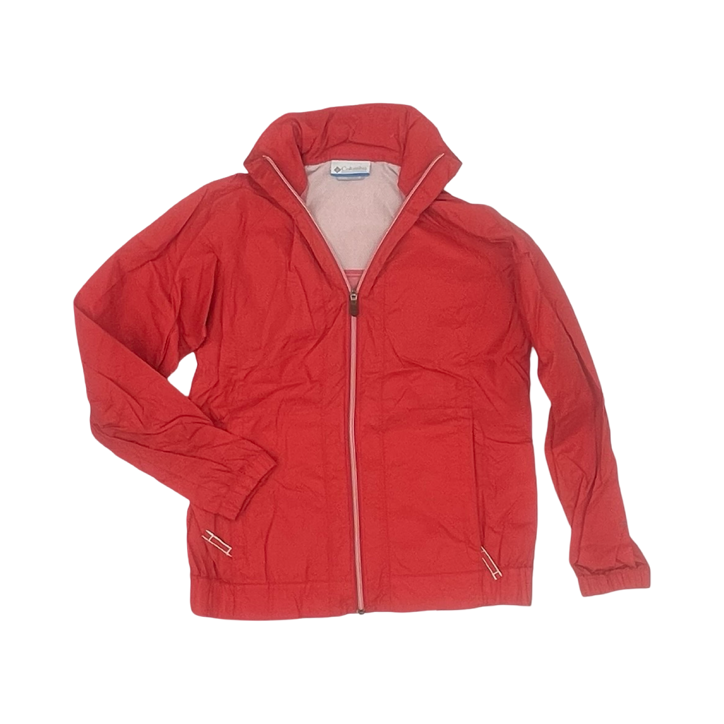 Jacket Windbreaker By Columbia In Red, Size:S