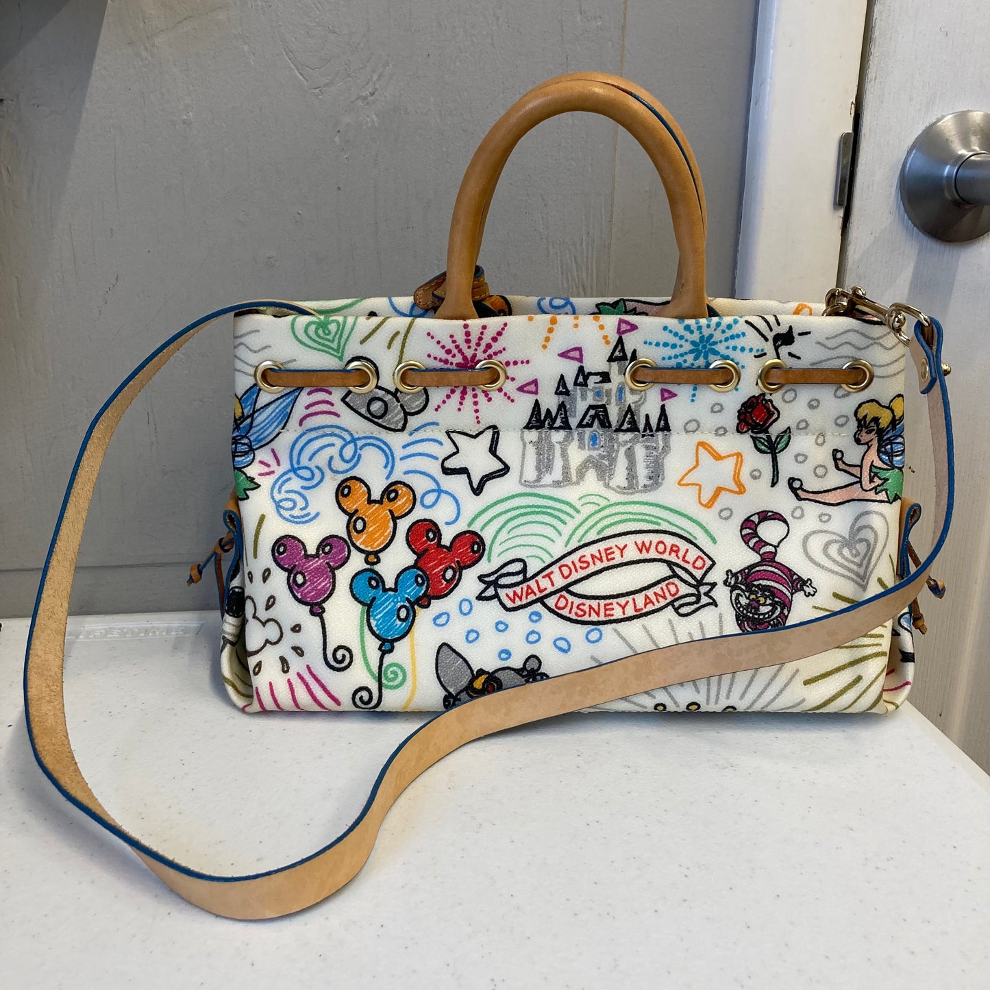 Handbag Designer By Dooney And Bourke In Multi, Size:Medium