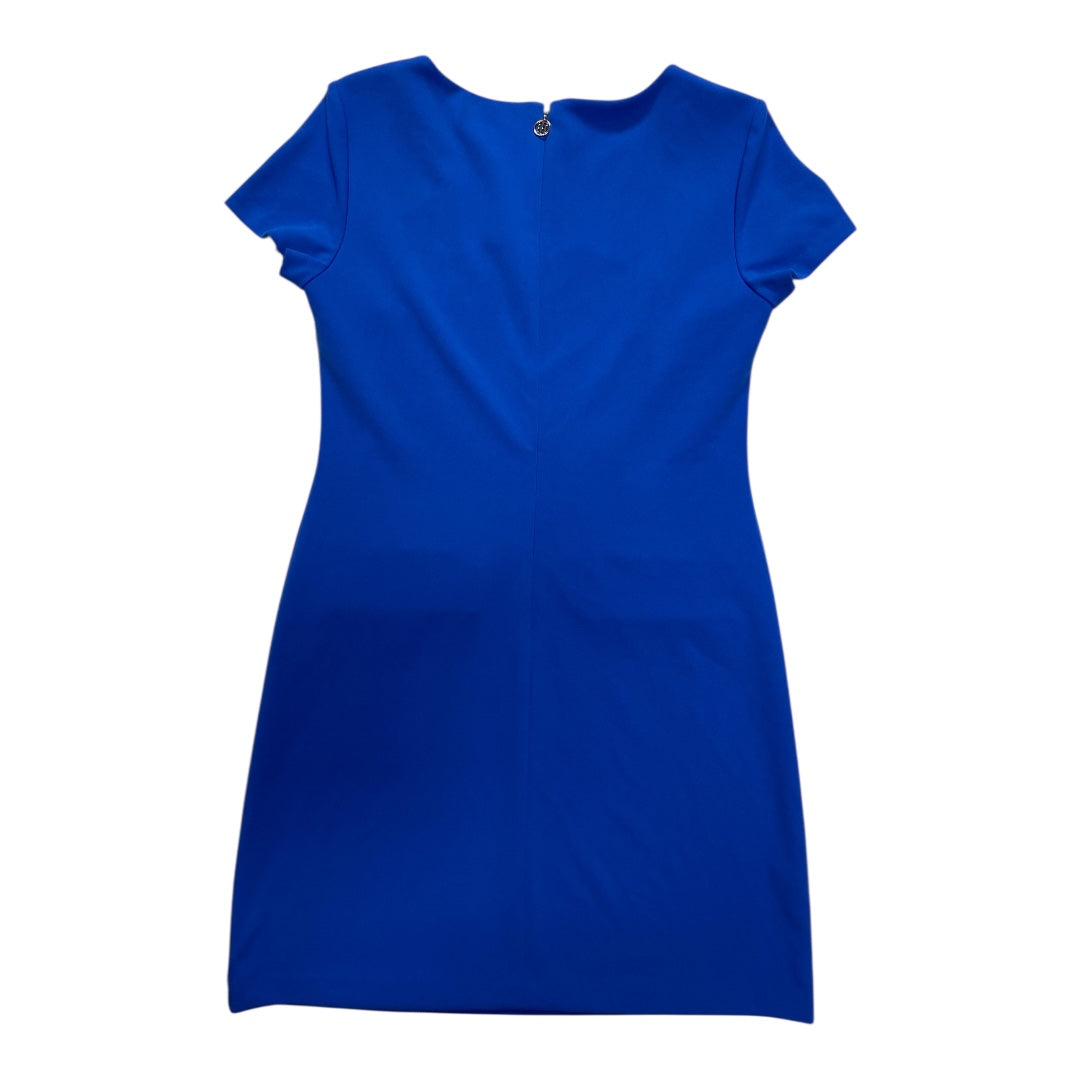 Dress Casual Midi By Tommy Hilfiger In Blue, Size:10