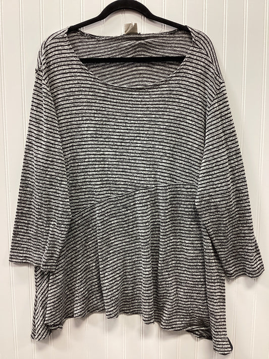 Top Ls By Cmc In Grey, Size:4X