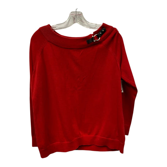 Sweater By Lauren By Ralph Lauren In Red, Size:1X