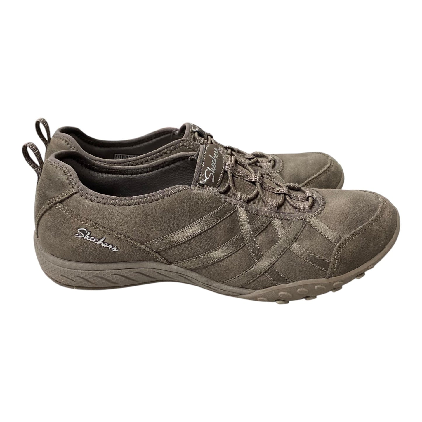 Shoes Athletic By Skechers In Taupe, Size:6.5