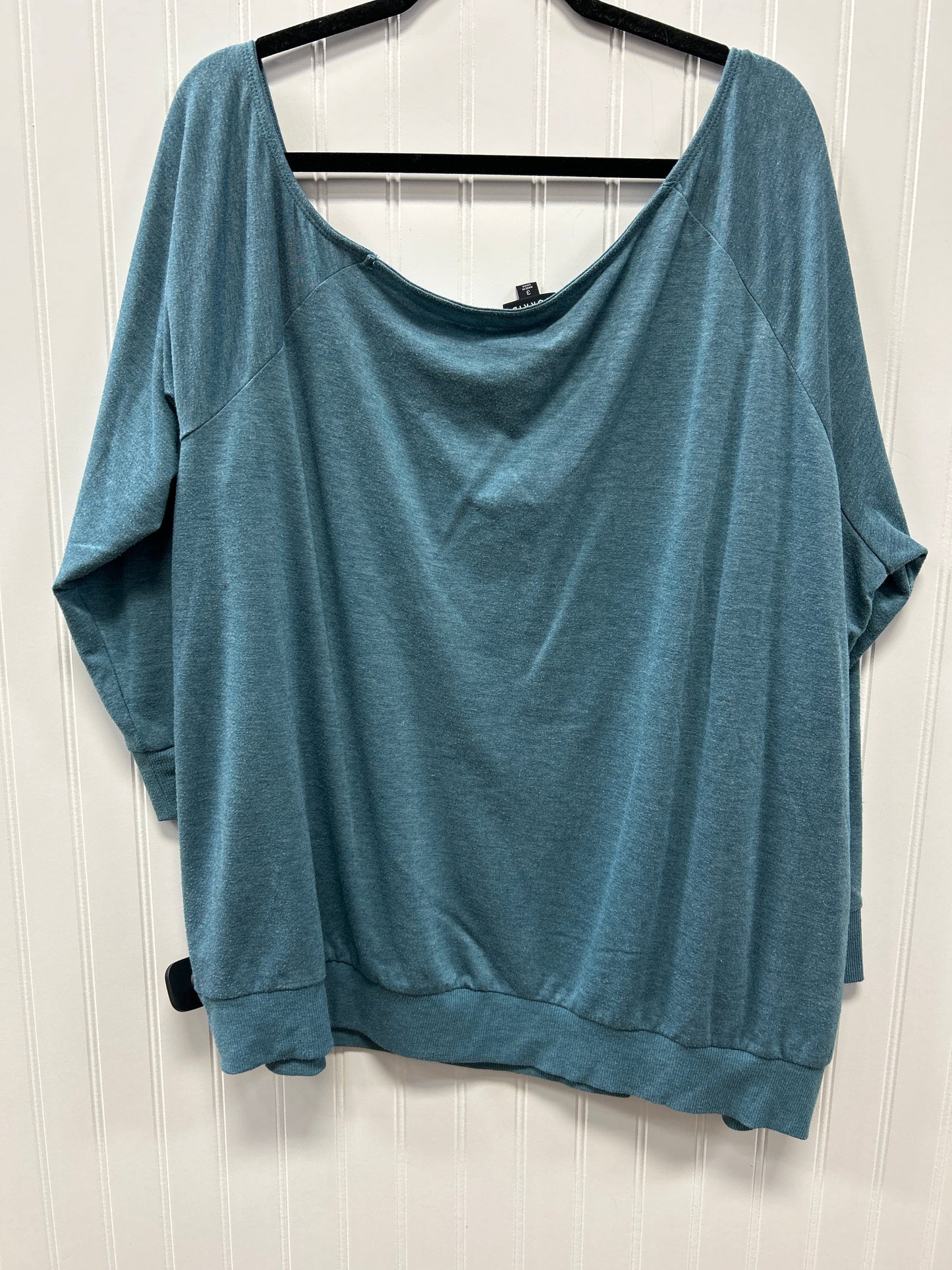 Top Ls By Torrid In Teal, Size:3X
