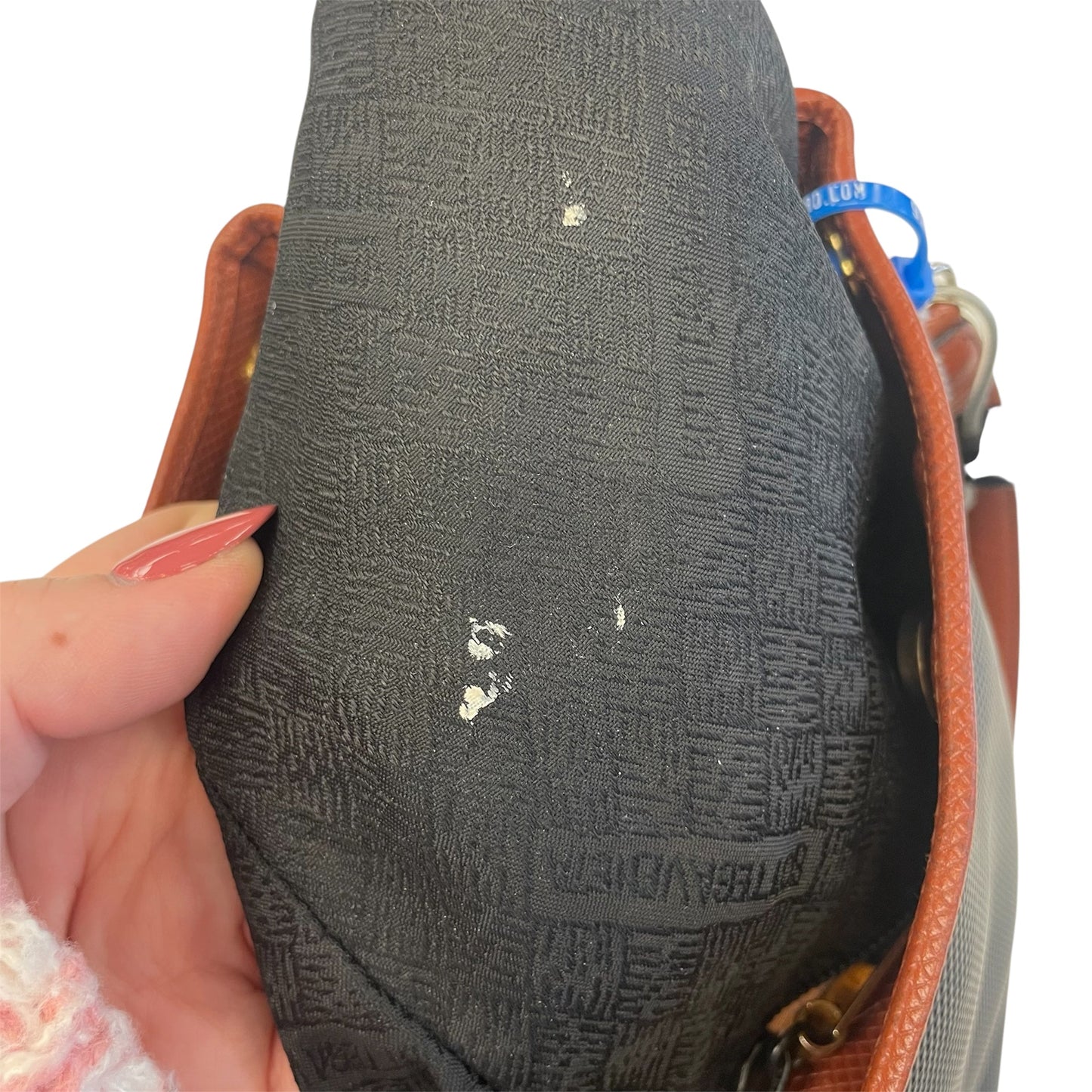 Handbag Luxury Designer By Bottega Veneta In Black & Brown, Size:Small