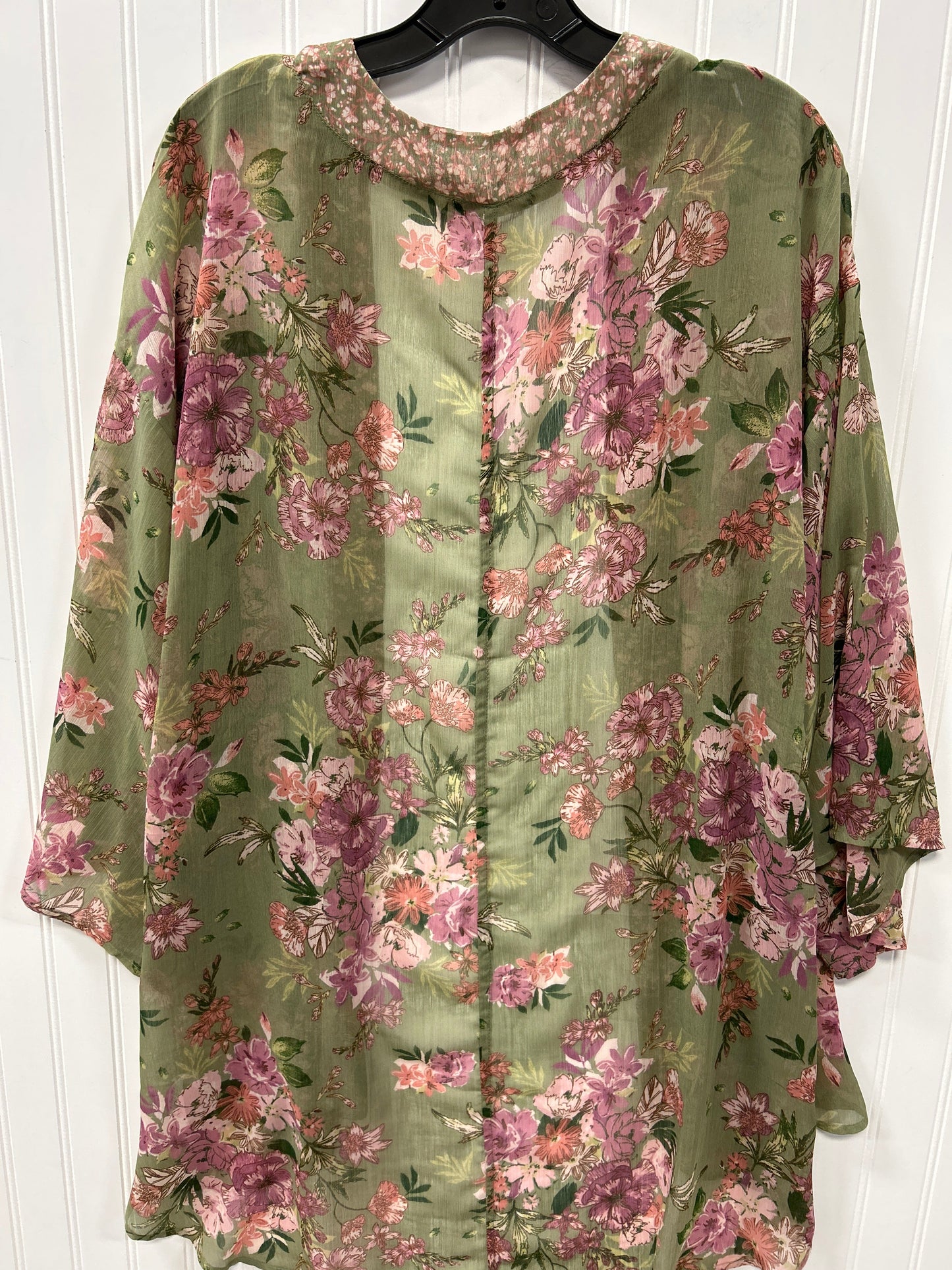 Kimono By Maurices In Floral Print, Size:L
