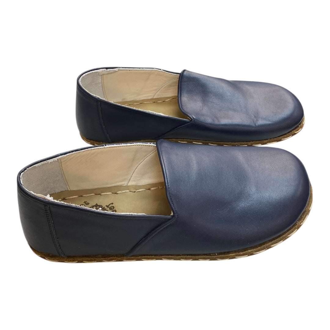 Shoes Flats By handmade barefoot In Navy, Size:8.5