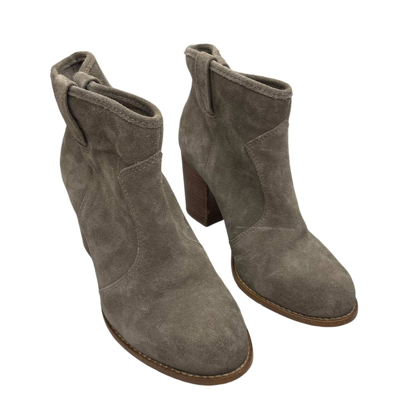 BOOTS ANKLE HEELS by SPLENDID In TAUPE, Size: 9.5