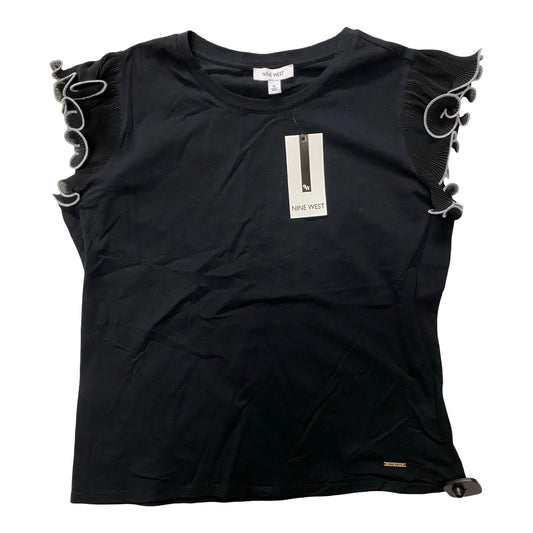 Top Sleeveless By Nine West In Black, Size:Xl