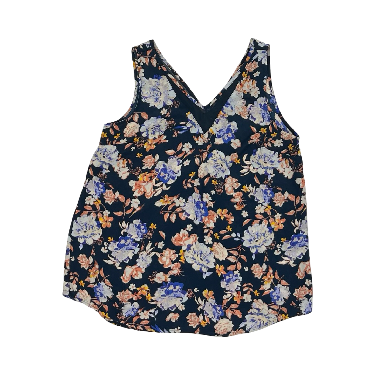 Blouse Sleeveless By Maurices In Floral Print, Size:M