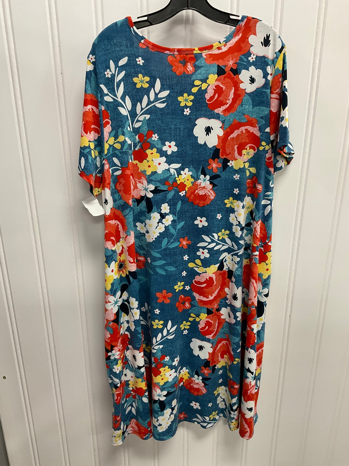 Dress Casual Midi By Lularoe In Blue, Size:3