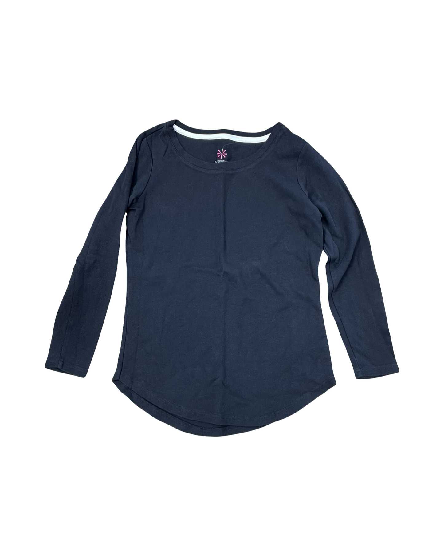 Top Ls Basic By Isaac Mizrahi In Grey, Size:Xs