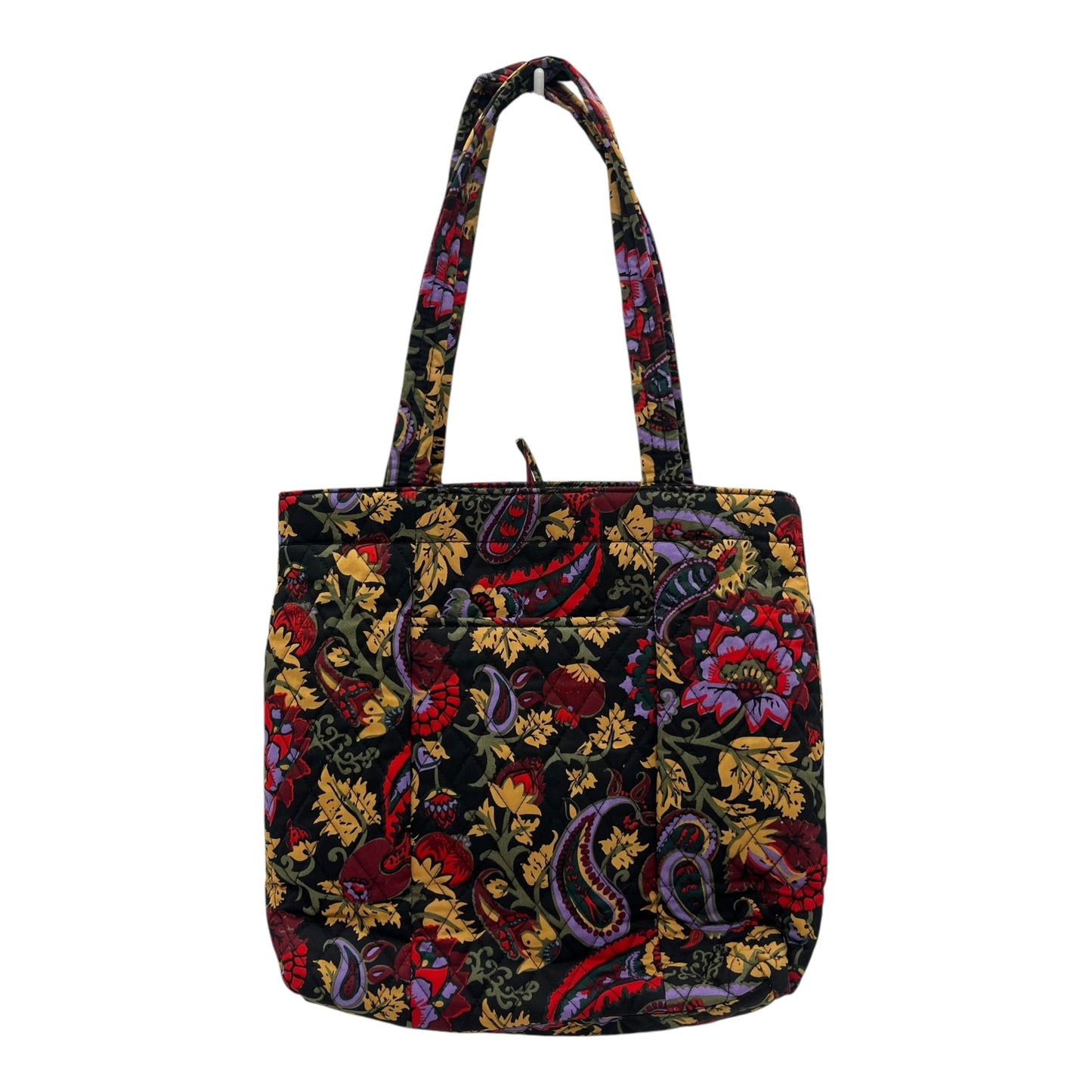 Handbag By Vera Bradley In Black & Brown, Size:Medium