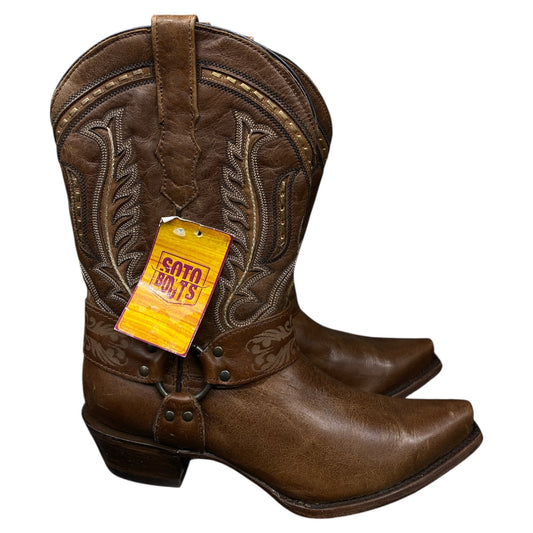 Boots Western By Soto Boots In Brown, Size:10