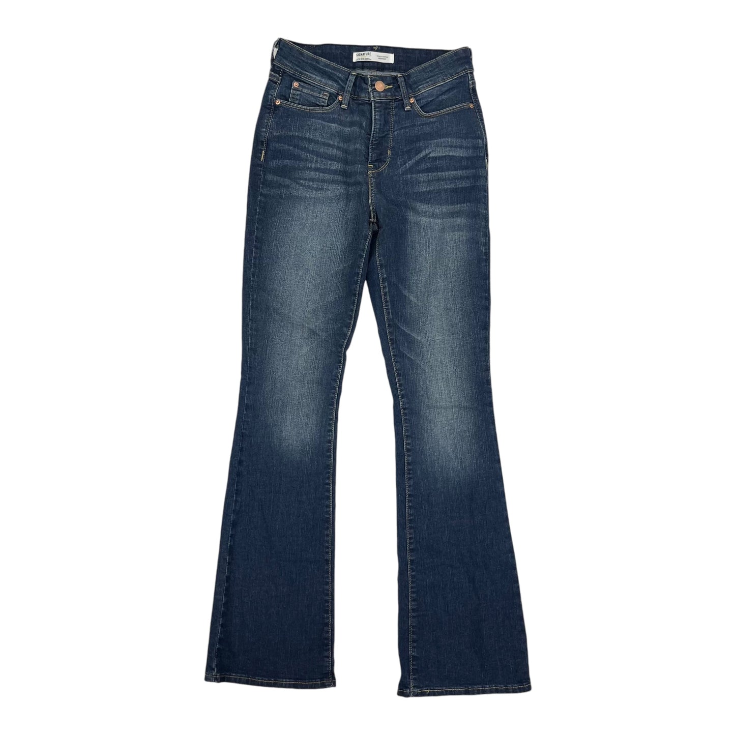 Jeans Boot Cut By Levis In Blue Denim, Size:2