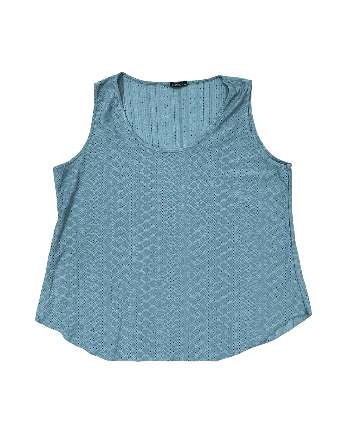 Top Sleeveless By Clothes Mentor In Green, Size:1X