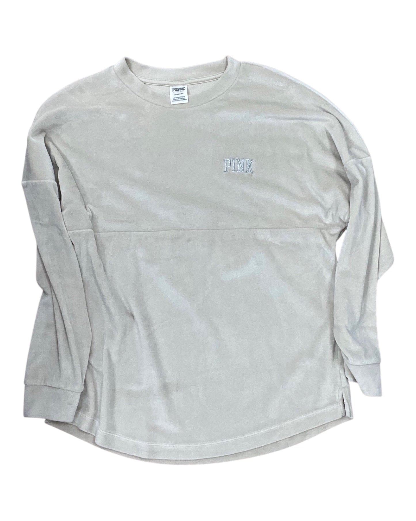 Sweatshirt Crewneck By Pink In Cream, Size:S