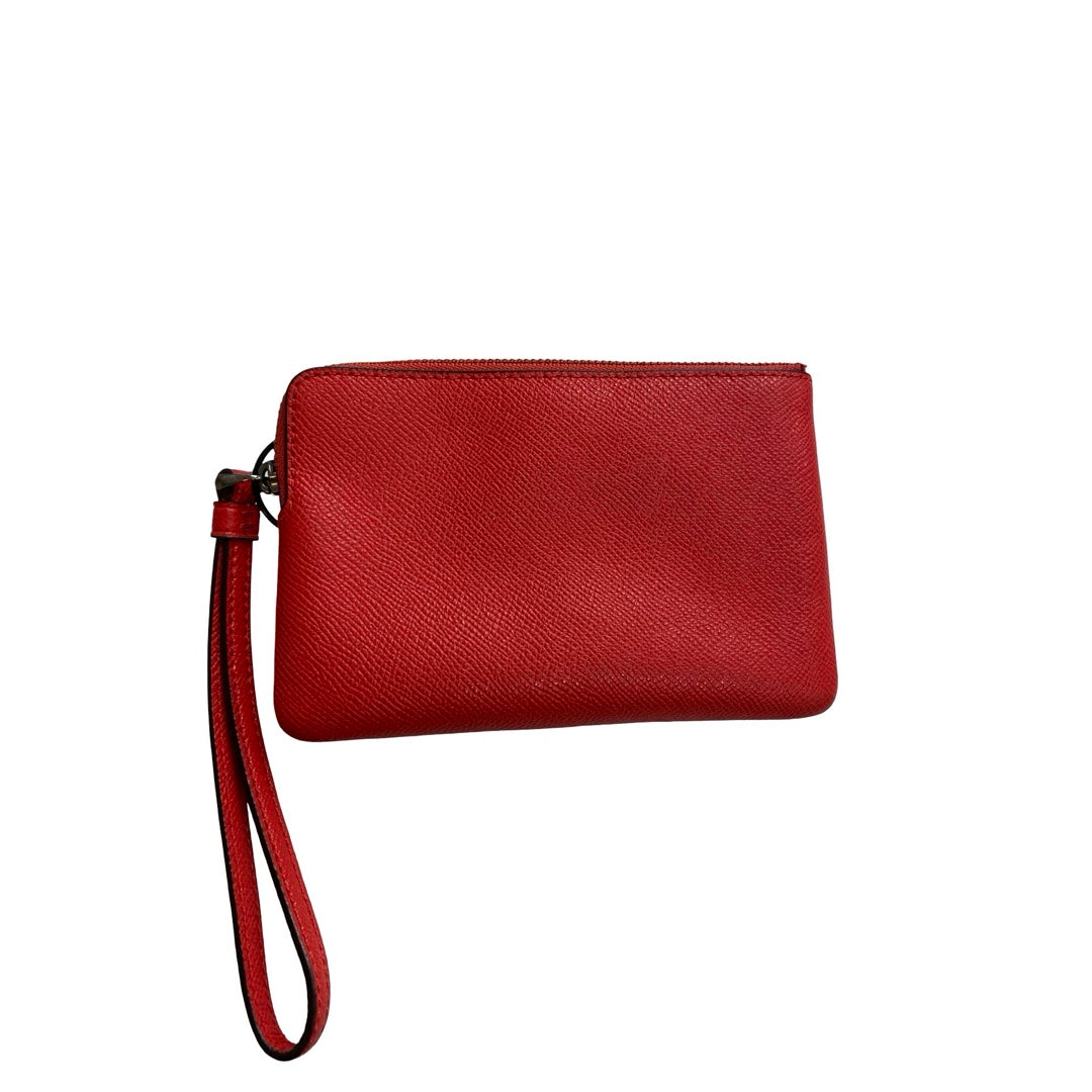 Wallet Designer By Coach In Red, Size:Medium
