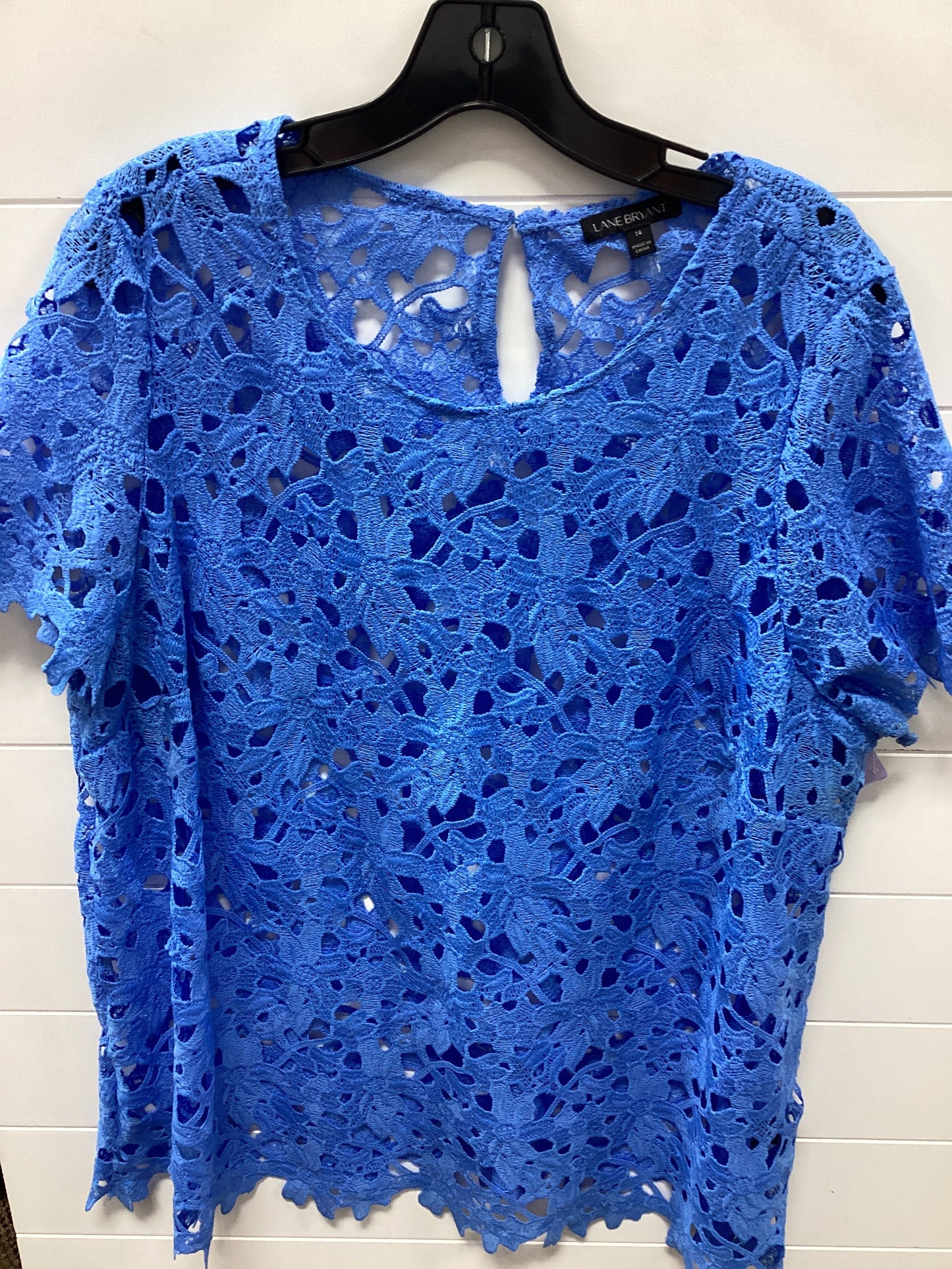 Top Ss By Lane Bryant In Blue, Size:14