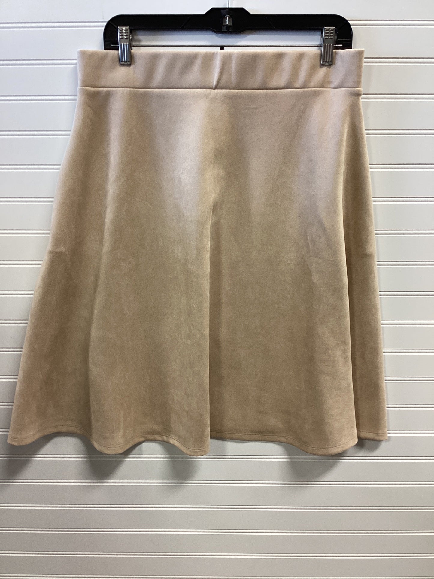Skirt Midi By Agnes & Dora In Tan, Size:Xl