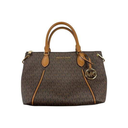 Handbag Designer By Michael Kors In Brown, Size:Medium