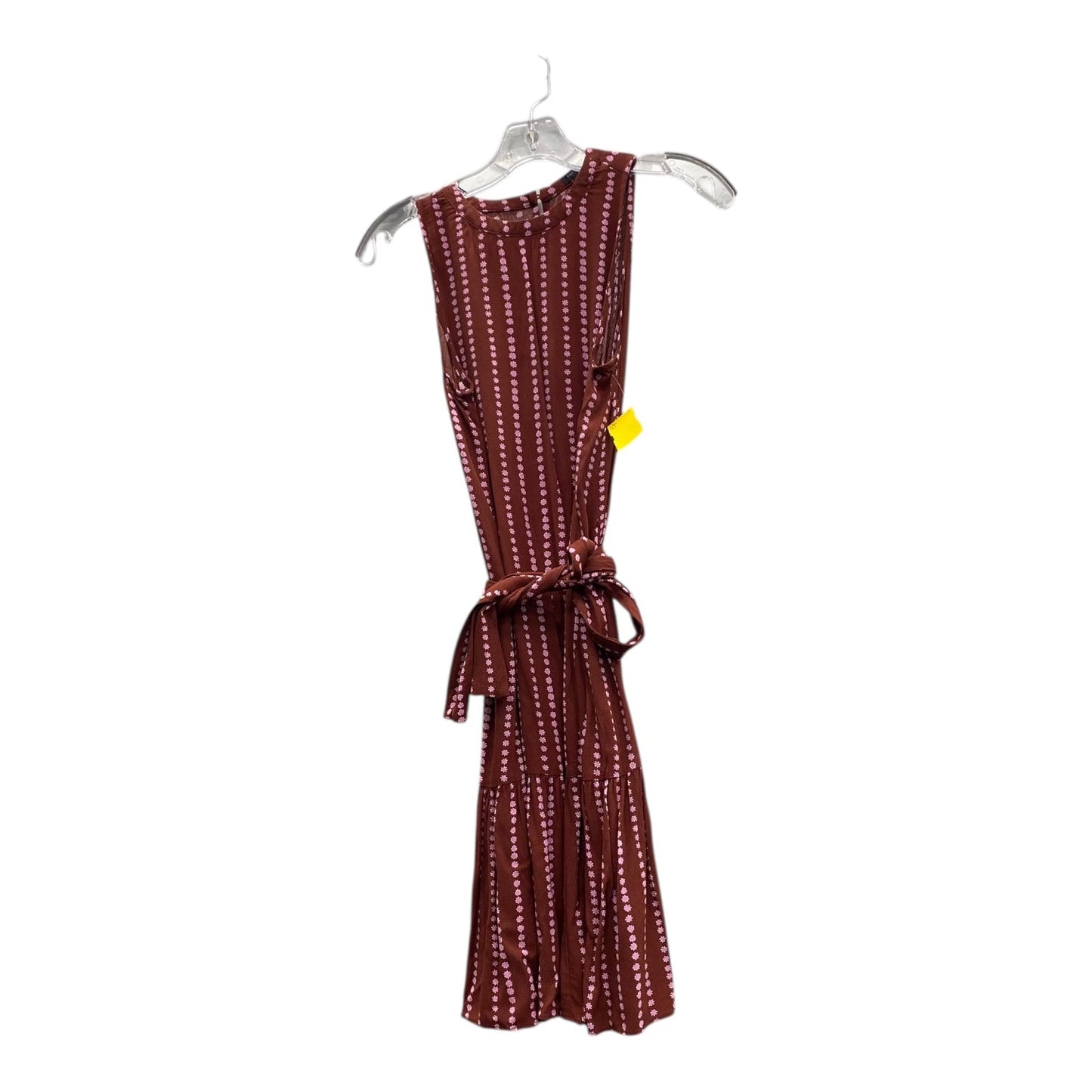 Dress Casual Short By Ann Taylor In Brown, Size:S