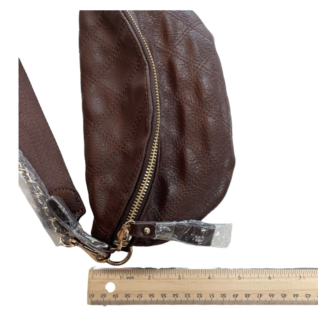 Belt Bag By Urban Expressions In Brown, Size:Medium