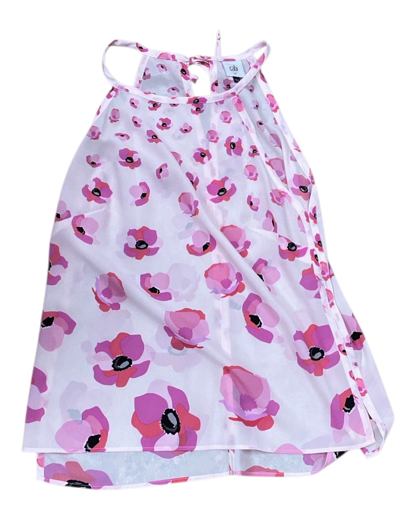 Top Sleeveless By Cabi In Pink & Purple, Size:M