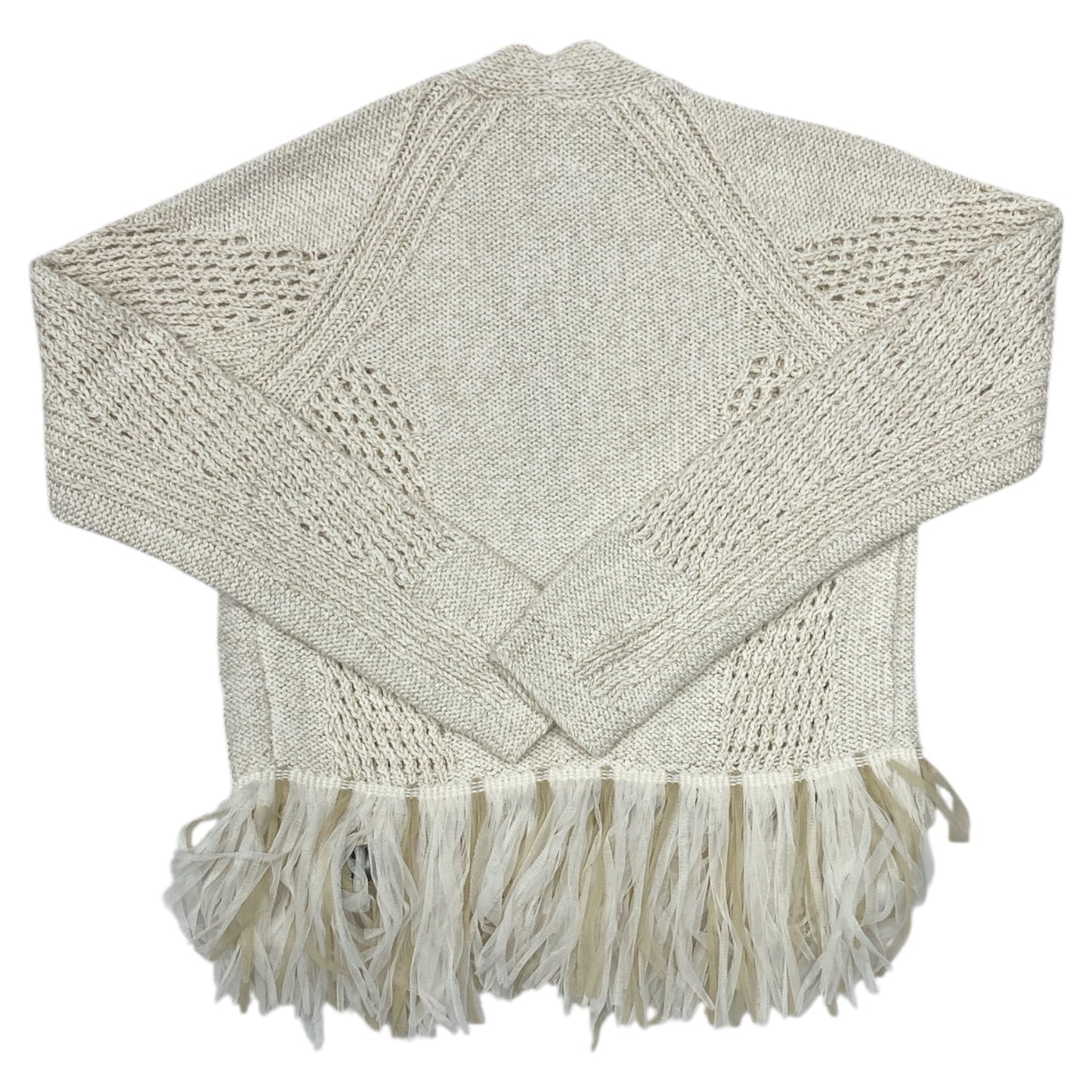 Sweater Cardigan By Nic + Zoe In Cream, Size:Xs