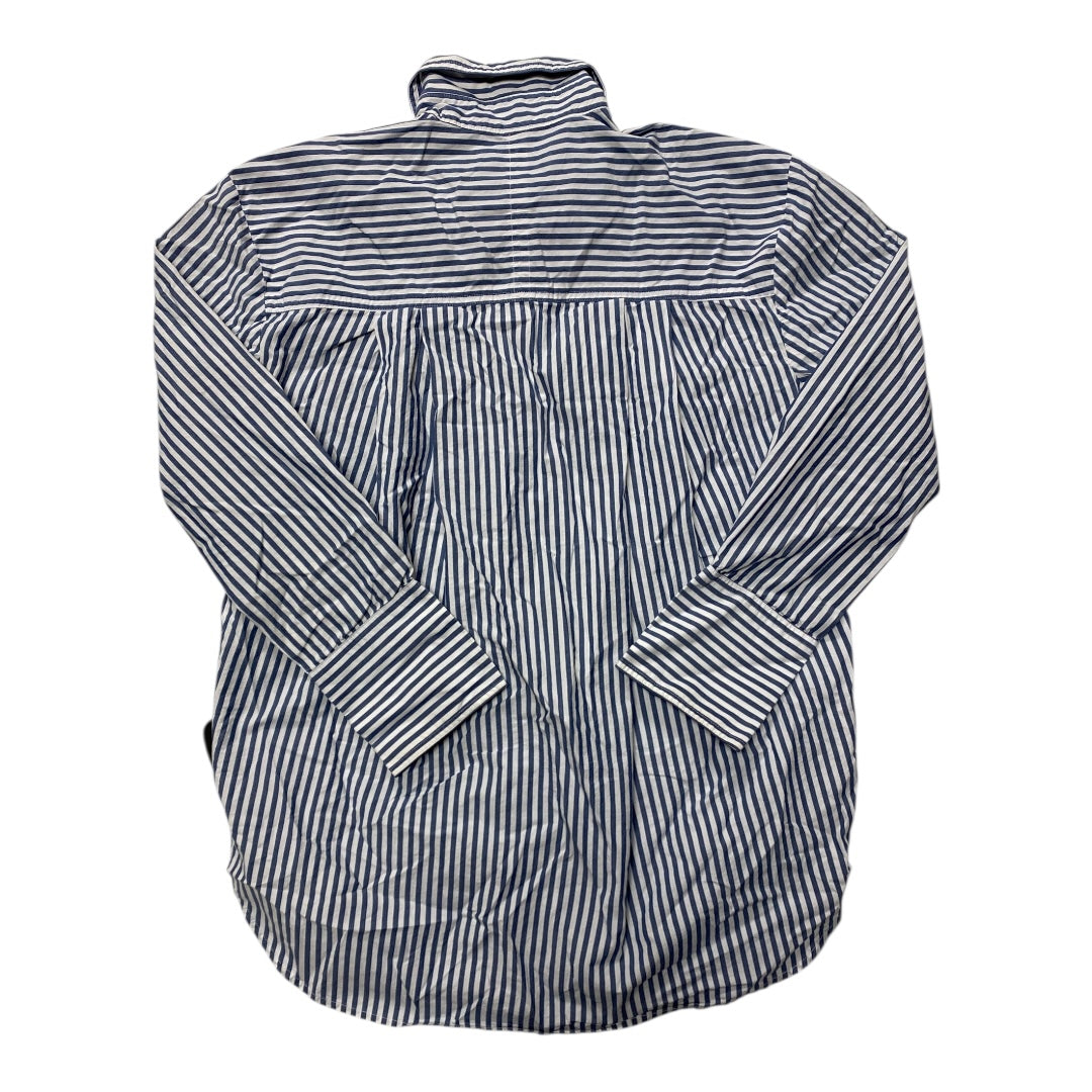 Top Ls By Banana Republic In Blue & White, Size:Xs